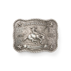 R.M.Williams Cloudbuster Trophy Buckle (BBM7DMT01) Antique Silver