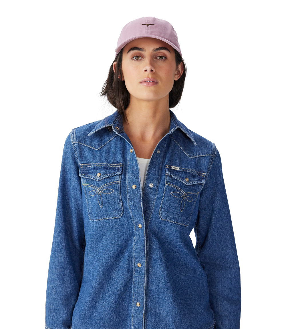 R.M.Williams Mini Longhorn Twill Cap (ACX9OWI22) Mauve