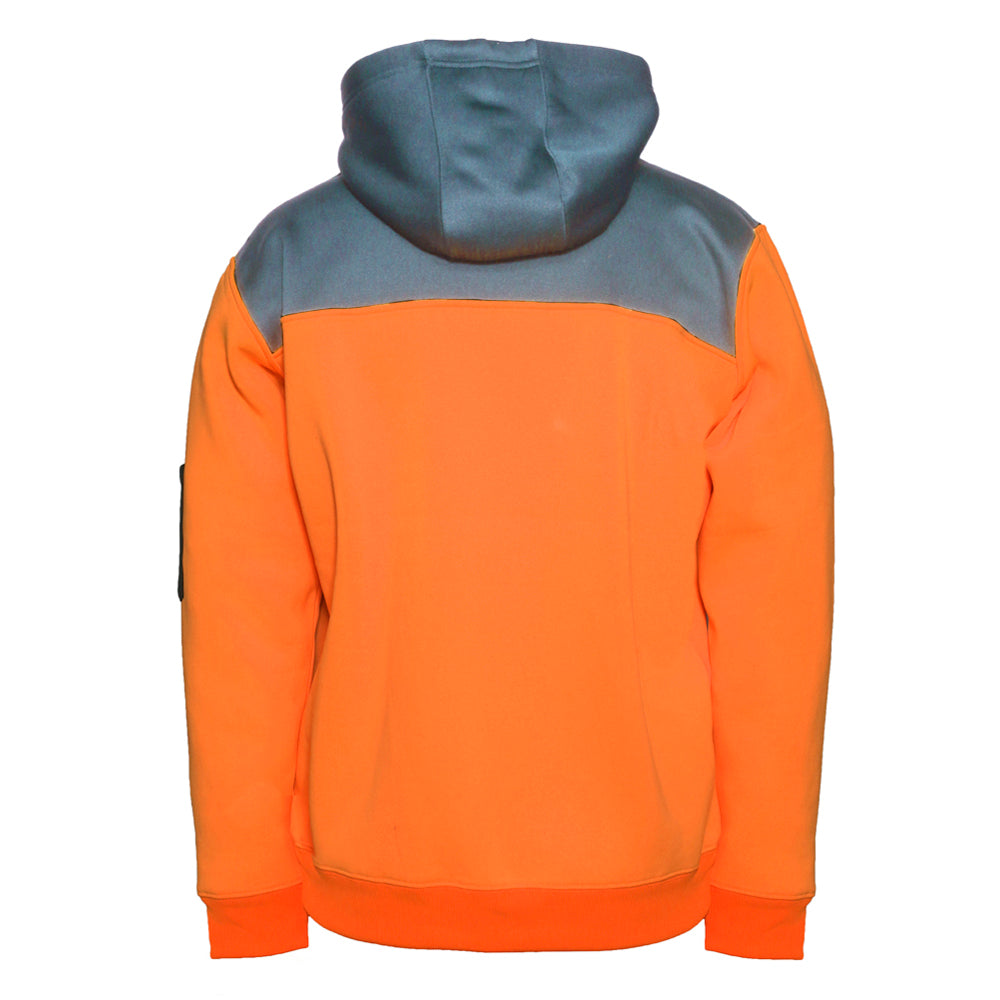 CAT Mens Hi Vis Hoodie (1910070) Orange/Grey