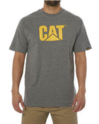 CAT Mens Trademark Logo Tee (1510305.114) Dark Heather Grey 