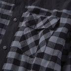 CAT Mens Sequoia Shirt Jacket (1610006.12863) Grey Buffalo Plaid
