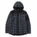 CAT Mens Sequoia Shirt Jacket (1610006.12863) Grey Buffalo Plaid