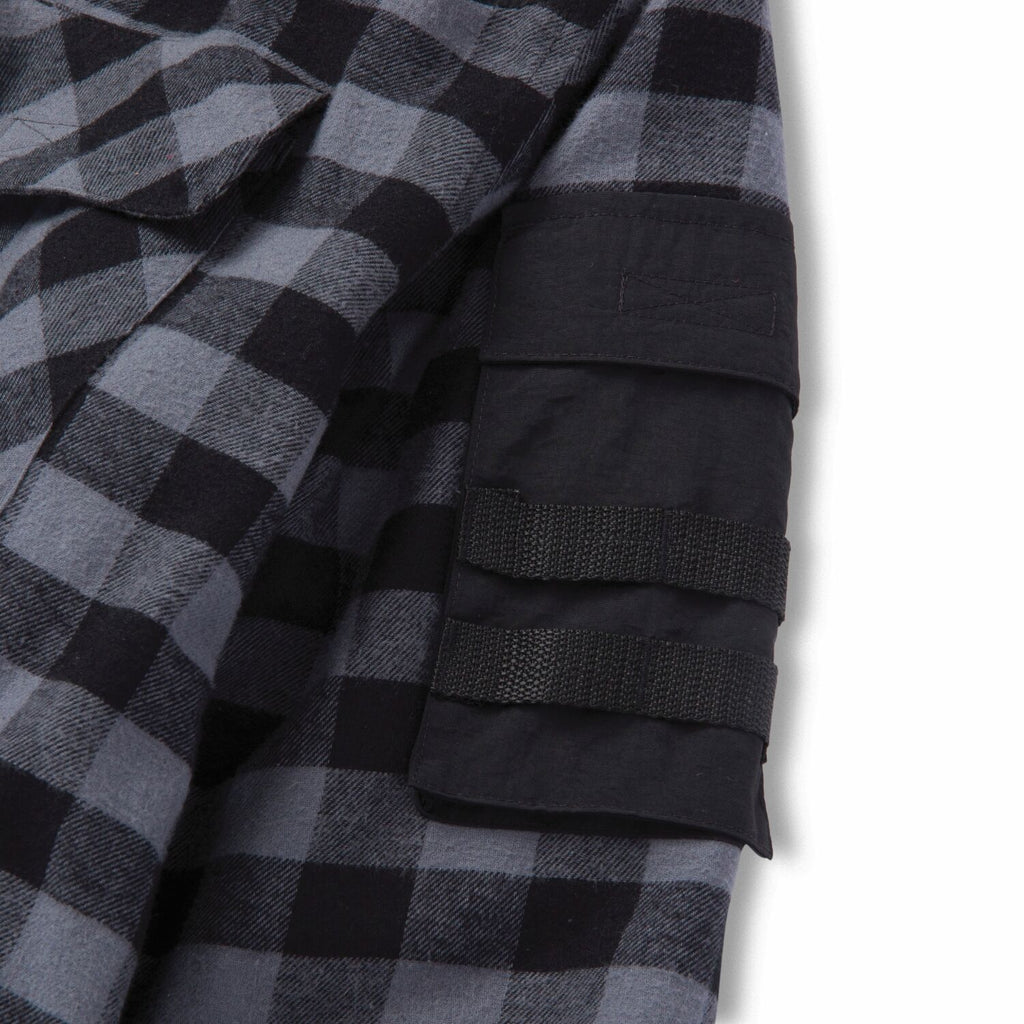 CAT Mens Sequoia Shirt Jacket (1610006.12863) Grey Buffalo Plaid