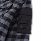 CAT Mens Sequoia Shirt Jacket (1610006.12863) Grey Buffalo Plaid