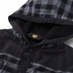 CAT Mens Sequoia Shirt Jacket (1610006.12863) Grey Buffalo Plaid