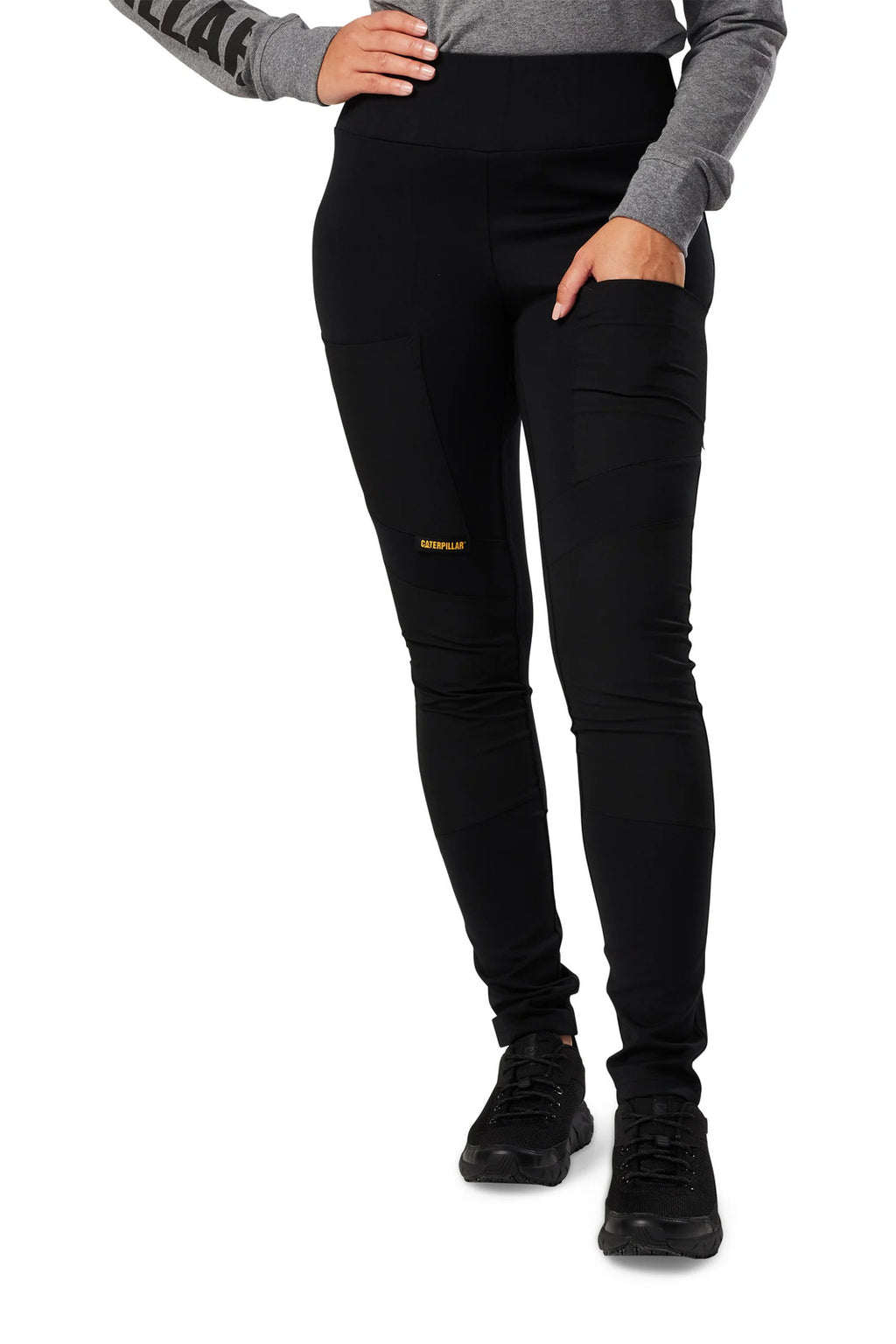 CAT Womens Work Stretch Leggings (1810067.10158) Black 