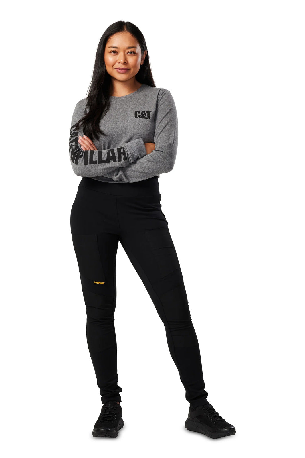 CAT Womens Work Stretch Leggings (1810067.10158) Black 