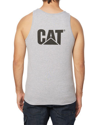 CAT Mens Trademark Singlet (1010013) Heather Grey [GD]