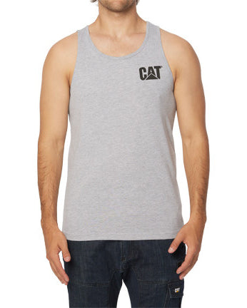 CAT Mens Trademark Singlet (1010013) Heather Grey [GD]