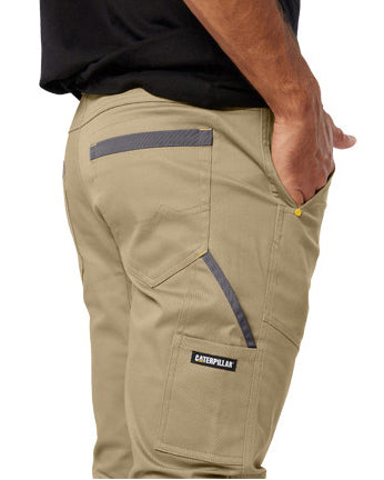 CAT Mens Cuffed Dynamic Pants (1080002.710) Khaki