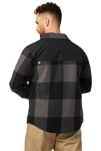 CAT Mens Buffalo Check Insulated Shirt Jacket (8040001) Pitch Black