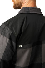 CAT Mens Buffalo Check Insulated Shirt Jacket (8040001) Pitch Black