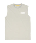 CAT Mens Icon Block Muscle Tee (1510493) Basalt