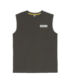CAT Mens Icon Block Muscle Tee (1510493) Licorice