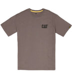 CAT Mens Trademark S/S Tee (W05324) Basalt