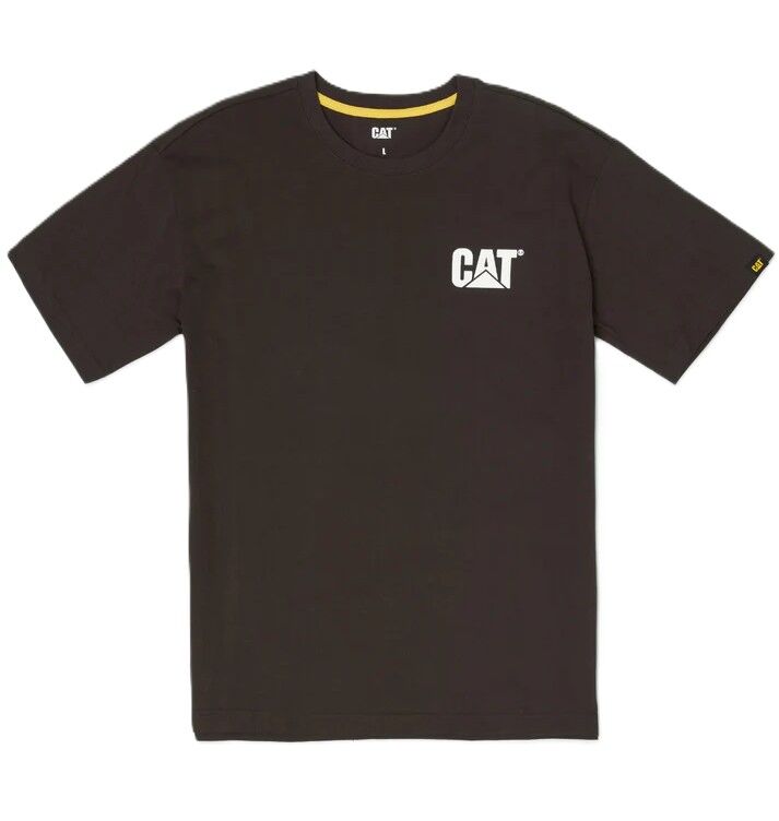 CAT Mens Trademark S/S Tee (W05324) Licorice
