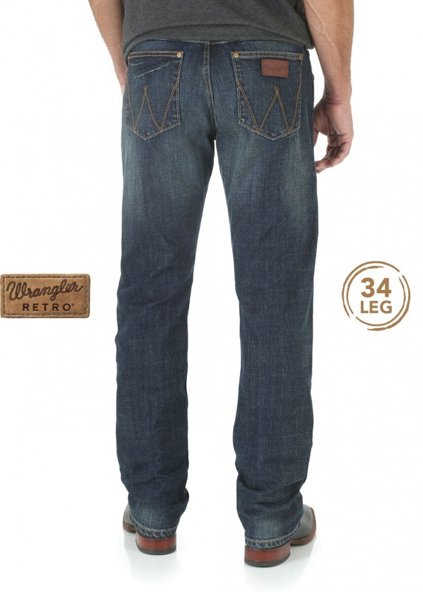 Wrangler Mens Retro Slim Jeans (WLT88BZ34) Bozeman