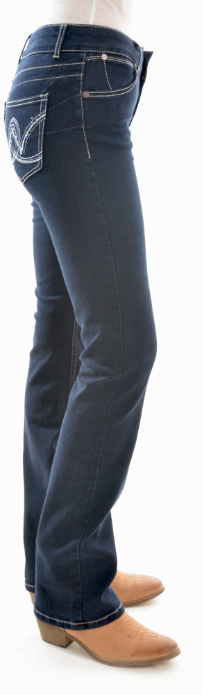 Wrangler Womens Mid Rise Jackson Jewels Jeans (XCP2246493)