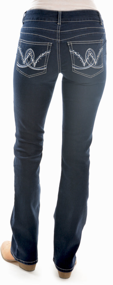 Wrangler Womens Mid Rise Jackson Jewels Jeans (XCP2246493)