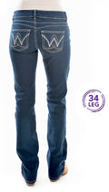 Wrangler Womens Mid Rise Carolina Breakaway Jeans (XCP2246494)