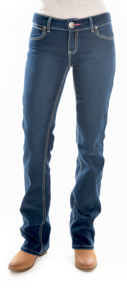 Wrangler Womens Mid Rise Carolina Breakaway Jeans (XCP2246494)