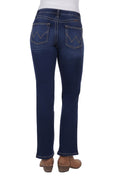 Wrangler Womens Q-Baby Ultimate Riding Jeans (WRQ20NR32) Dark Blue [AD]