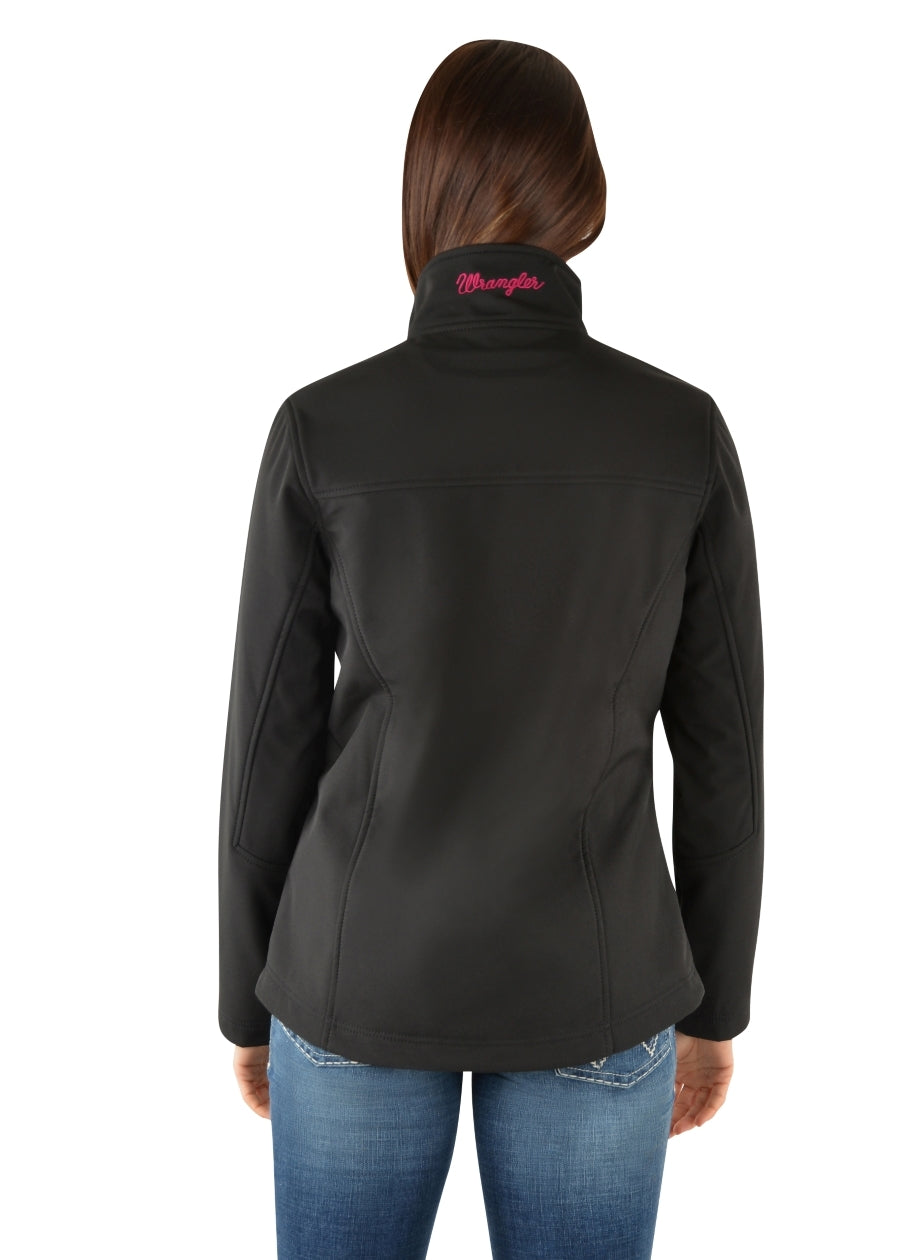 Wrangler Womens Softshell Jacket (XCP2783900) Black 