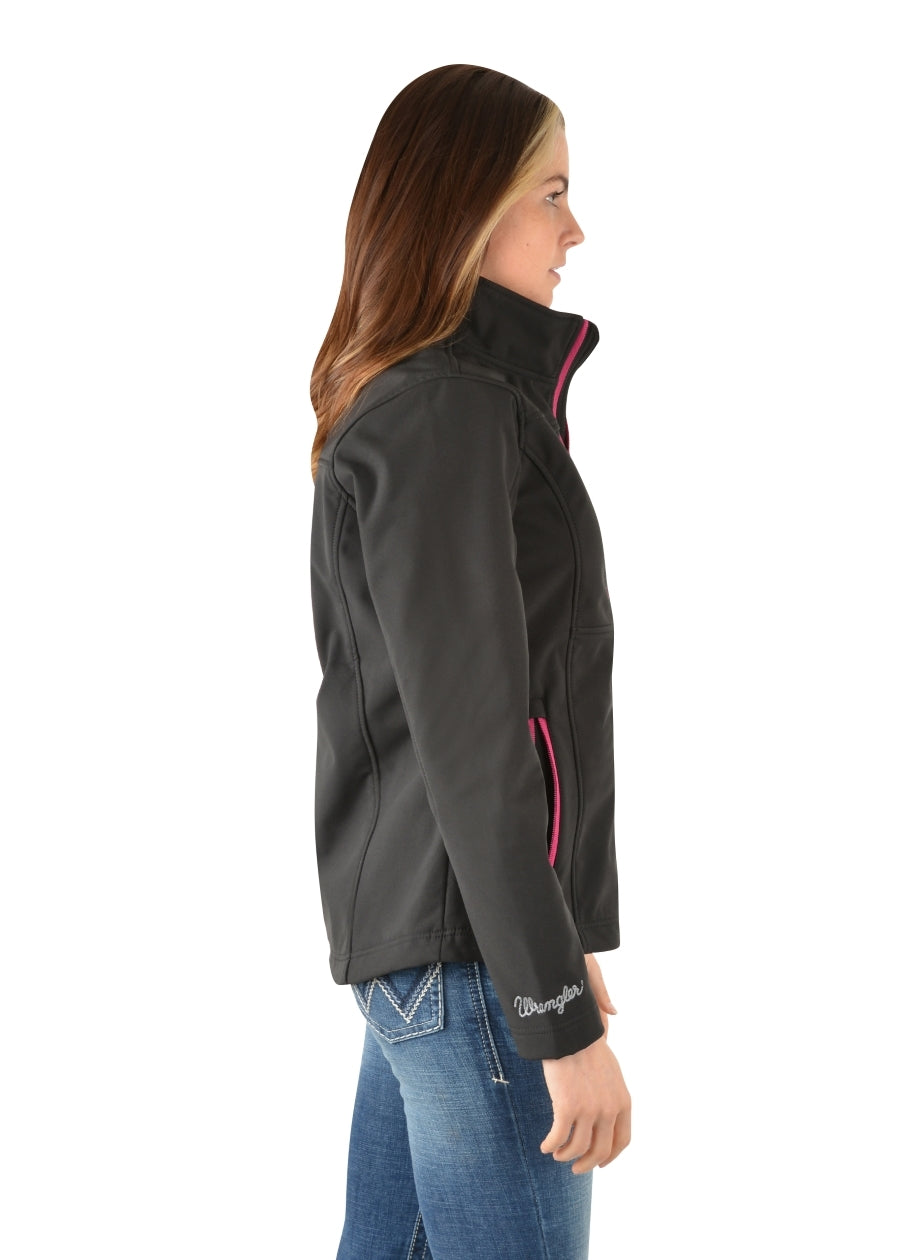 Wrangler Womens Softshell Jacket (XCP2783900) Black 