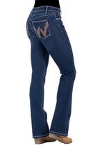 Wrangler Womens Amelia Q-Baby Booty Up Jeans (XCP2250860) Indigo