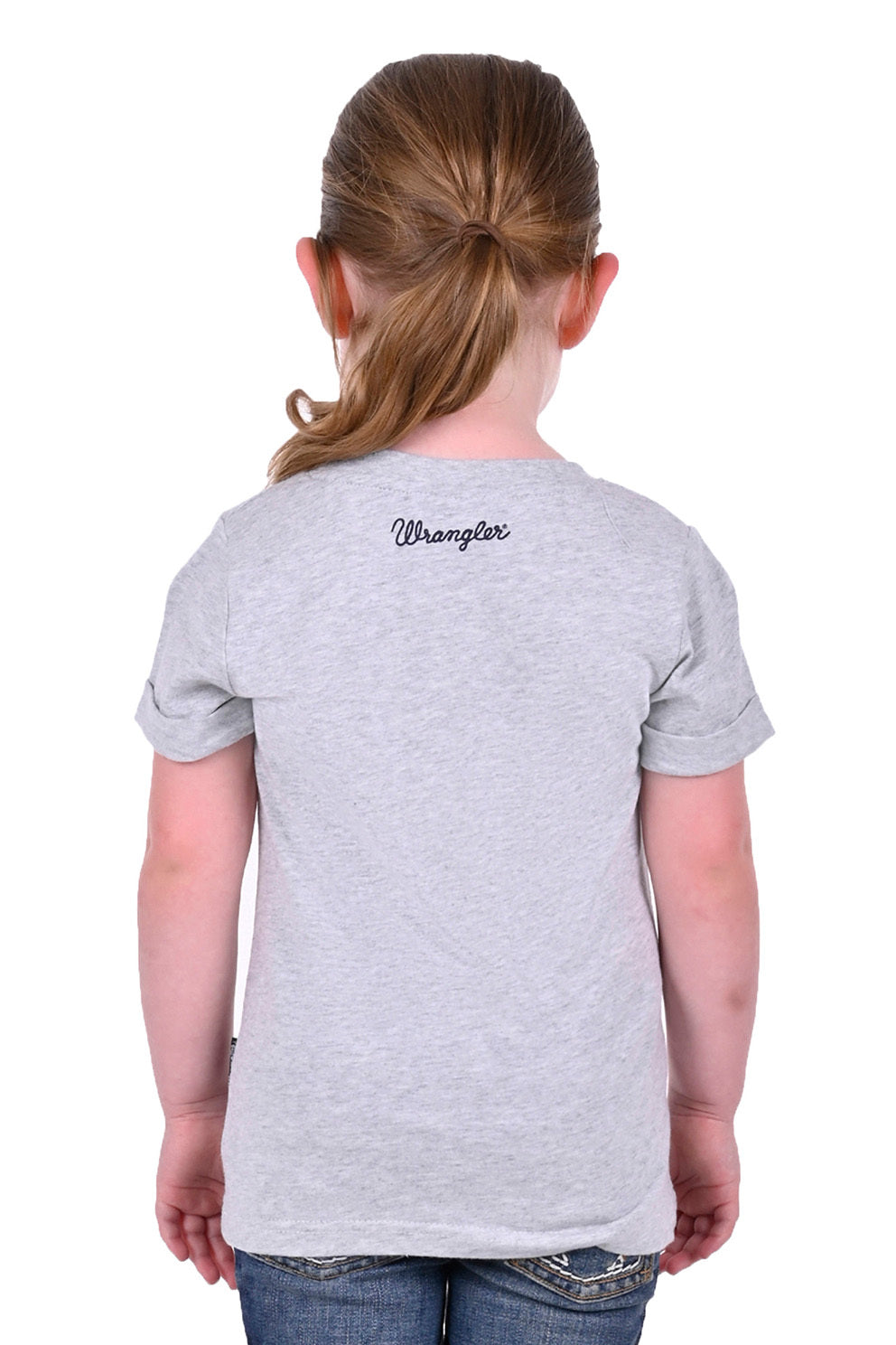Wrangler Girls Mila S/S Tee (X3S5598760) White Marle [SD]