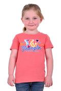 Wrangler Girls Nova S/S Tee (X3S5598761) Coral [SD]