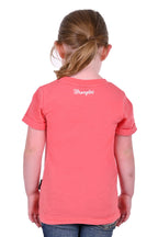 Wrangler Girls Nova S/S Tee (X3S5598761) Coral [SD]