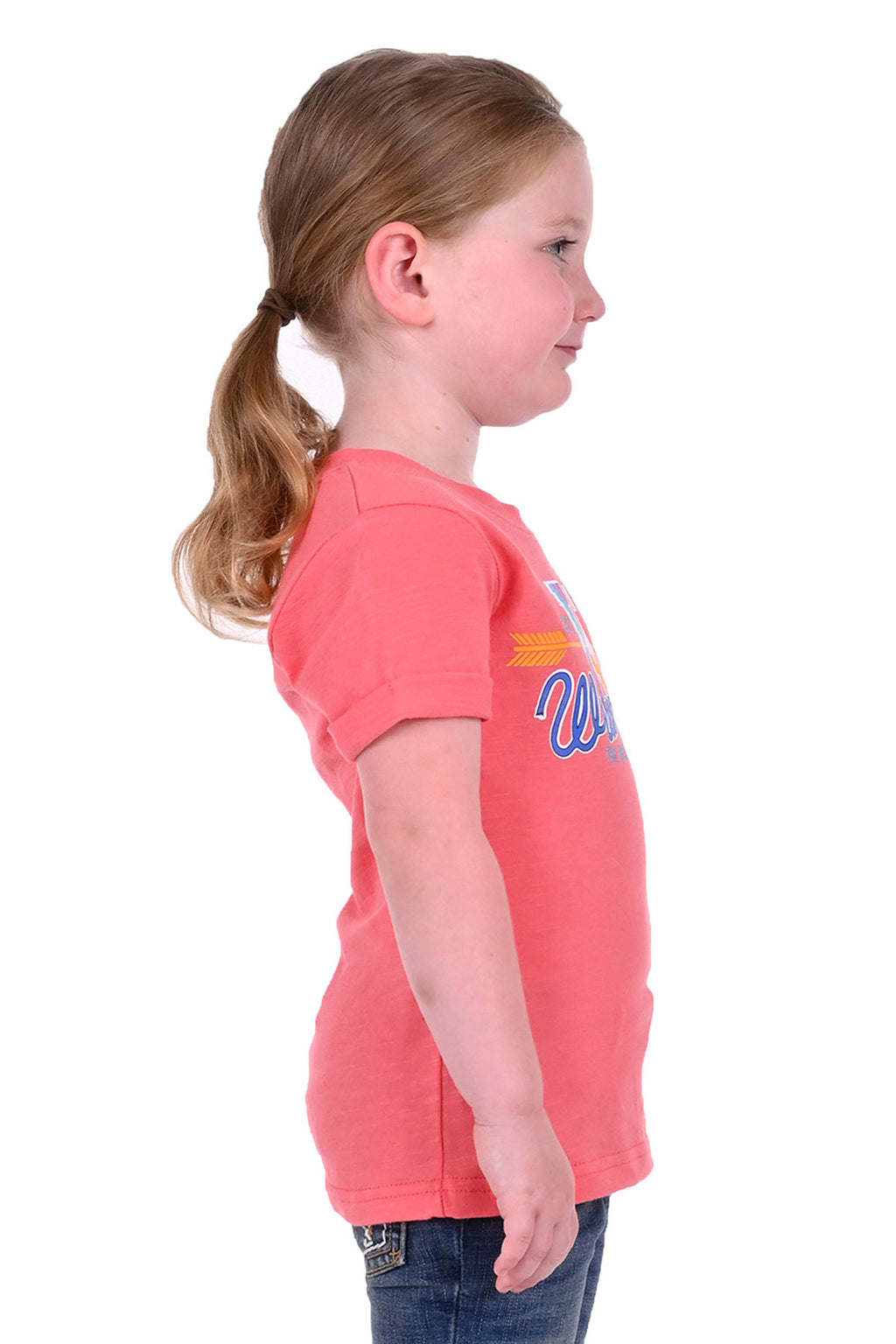 Wrangler Girls Nova S/S Tee (X3S5598761) Coral [SD]