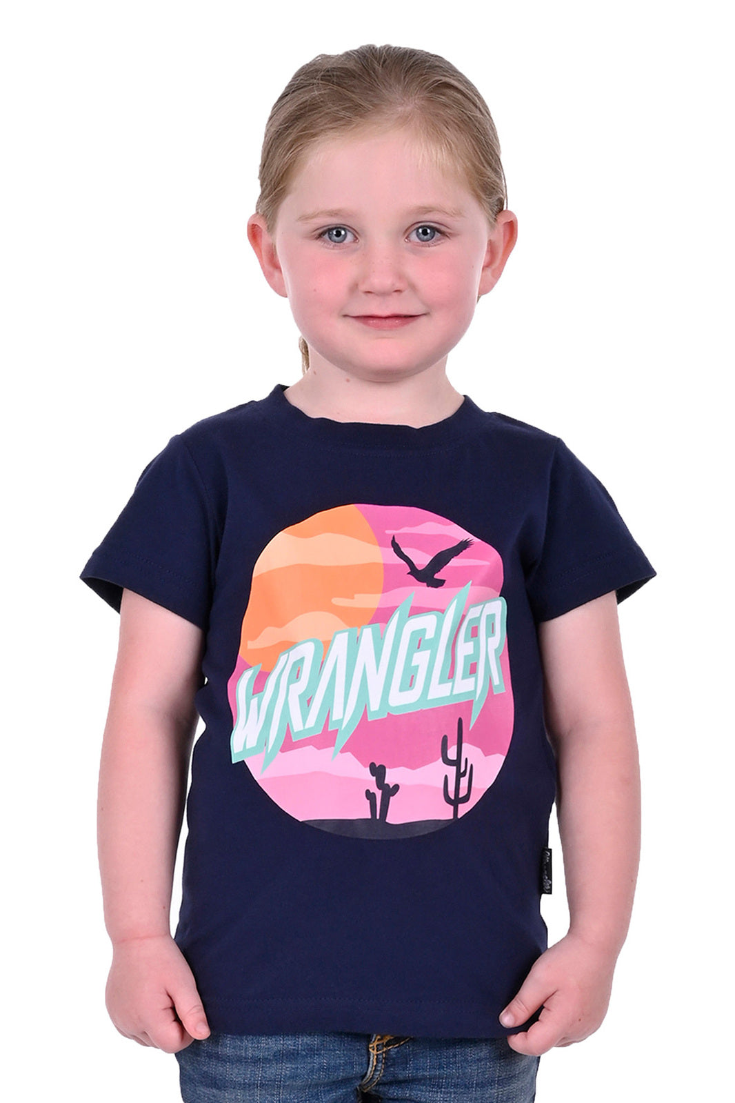 Wrangler Girls Avery S/S Tee (X3S5598766) Navy [SD]