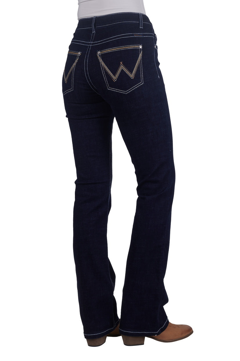 Wrangler Womens Amber Willow Jeans (XCP2251111) Dark Dynasty 