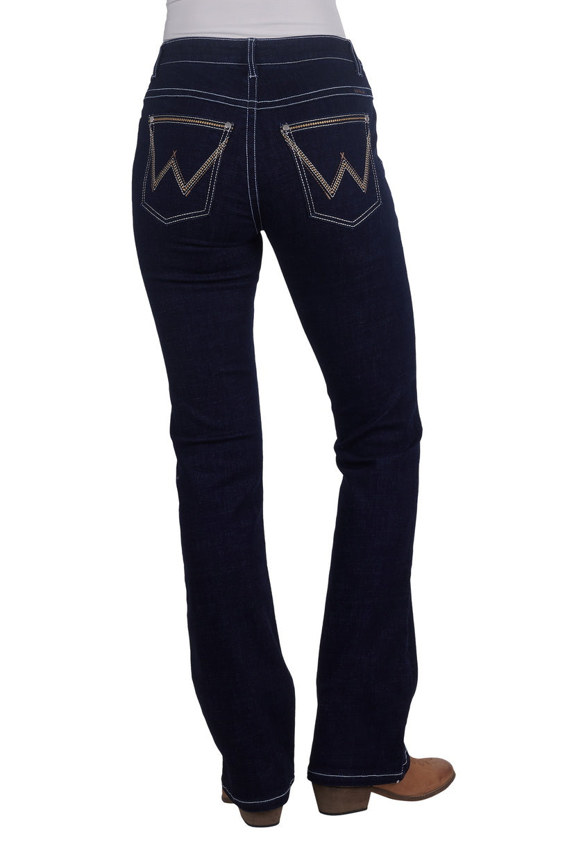 Wrangler Womens Amber Willow Jeans (XCP2251111) Dark Dynasty 
