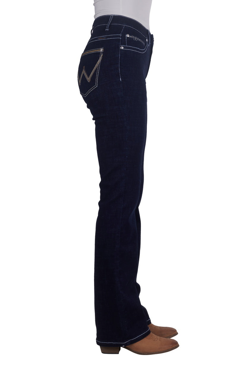 Wrangler Womens Amber Willow Jeans (XCP2251111) Dark Dynasty 