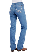 Wrangler Womens Austin Q-Baby Jeans (XCP2250104) Faded Blue