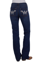 Wrangler Womens Tilly Q-Baby Booty Jeans (XCP2250103) Wild Indigo