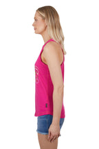 Wrangler Womens Savannah Tank (X4S2508147) Pink [SD]
