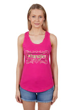 Wrangler Womens Savannah Tank (X4S2508147) Pink [SD]