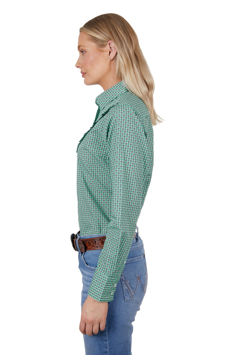 Wrangler Womens Jenna L/S Shirt (X4S2126120) Multi [SD]