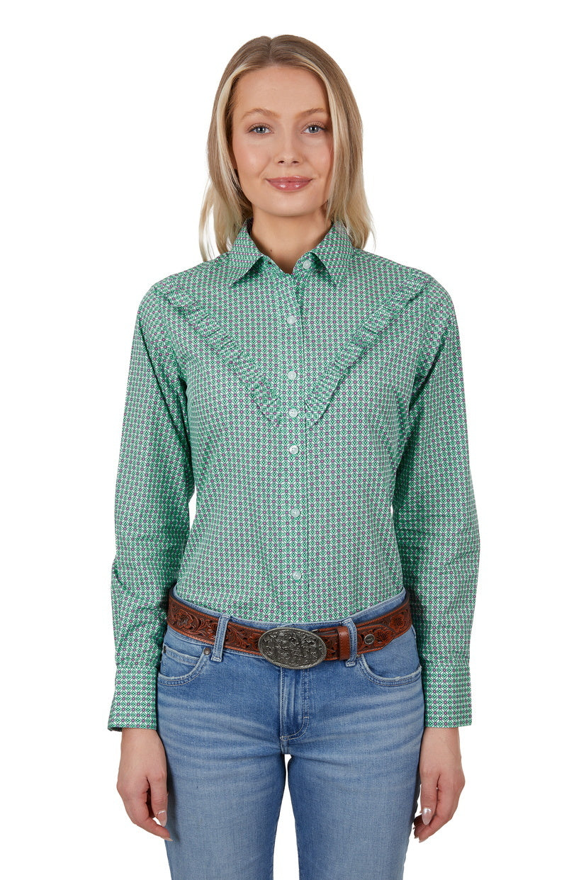 Wrangler Womens Jenna L/S Shirt (X4S2126120) Multi [SD]
