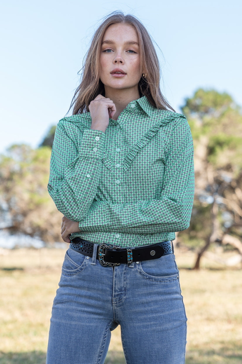 Wrangler Womens Jenna L/S Shirt (X4S2126120) Multi [SD]
