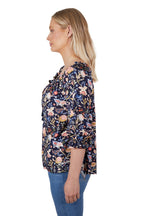 Wrangler Womens Cassidy L/S Blouse (X4S2523199) Multi [SD] 