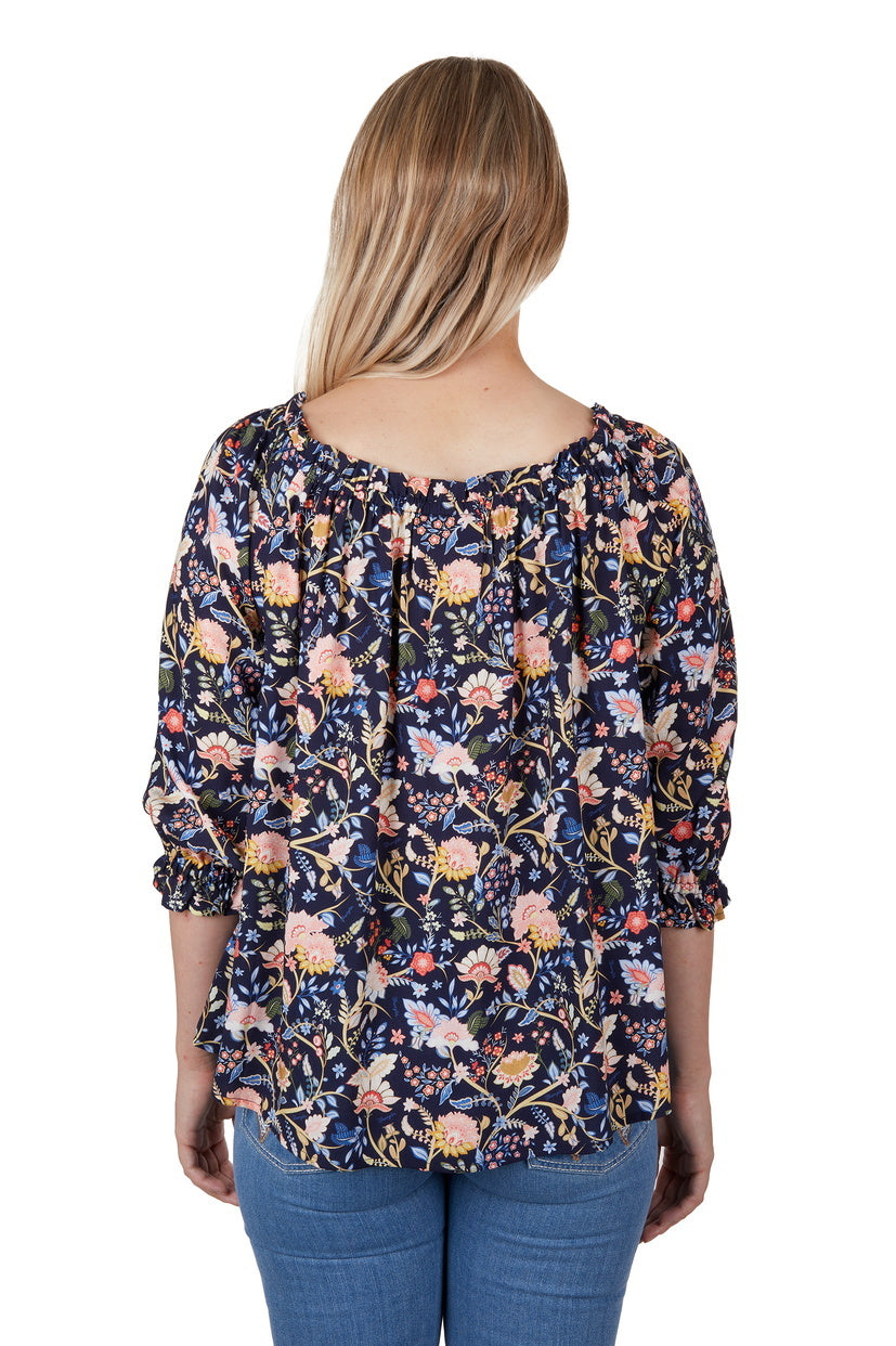 Wrangler Womens Cassidy L/S Blouse (X4S2523199) Multi [SD] 