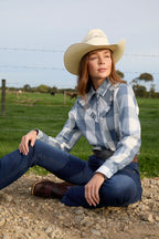 Wrangler Women Celina L/S Shirt (X5W2126278) Blue [SD]