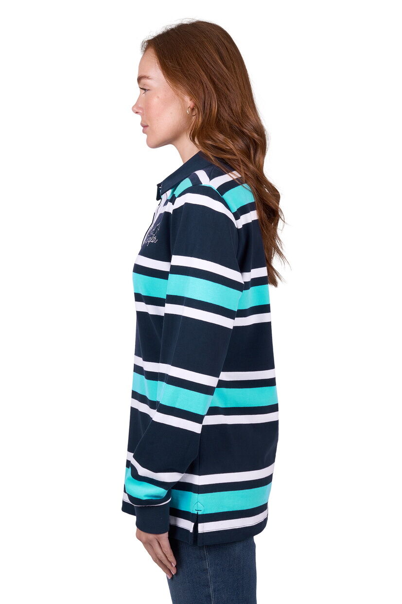 Wrangler Women Trista Rugby (X5W2577330) Navy/Aqua [SD]