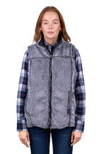 Wrangler Women Denver Reversible Vest (X5W2694314) Navy/Charcoal [SD]