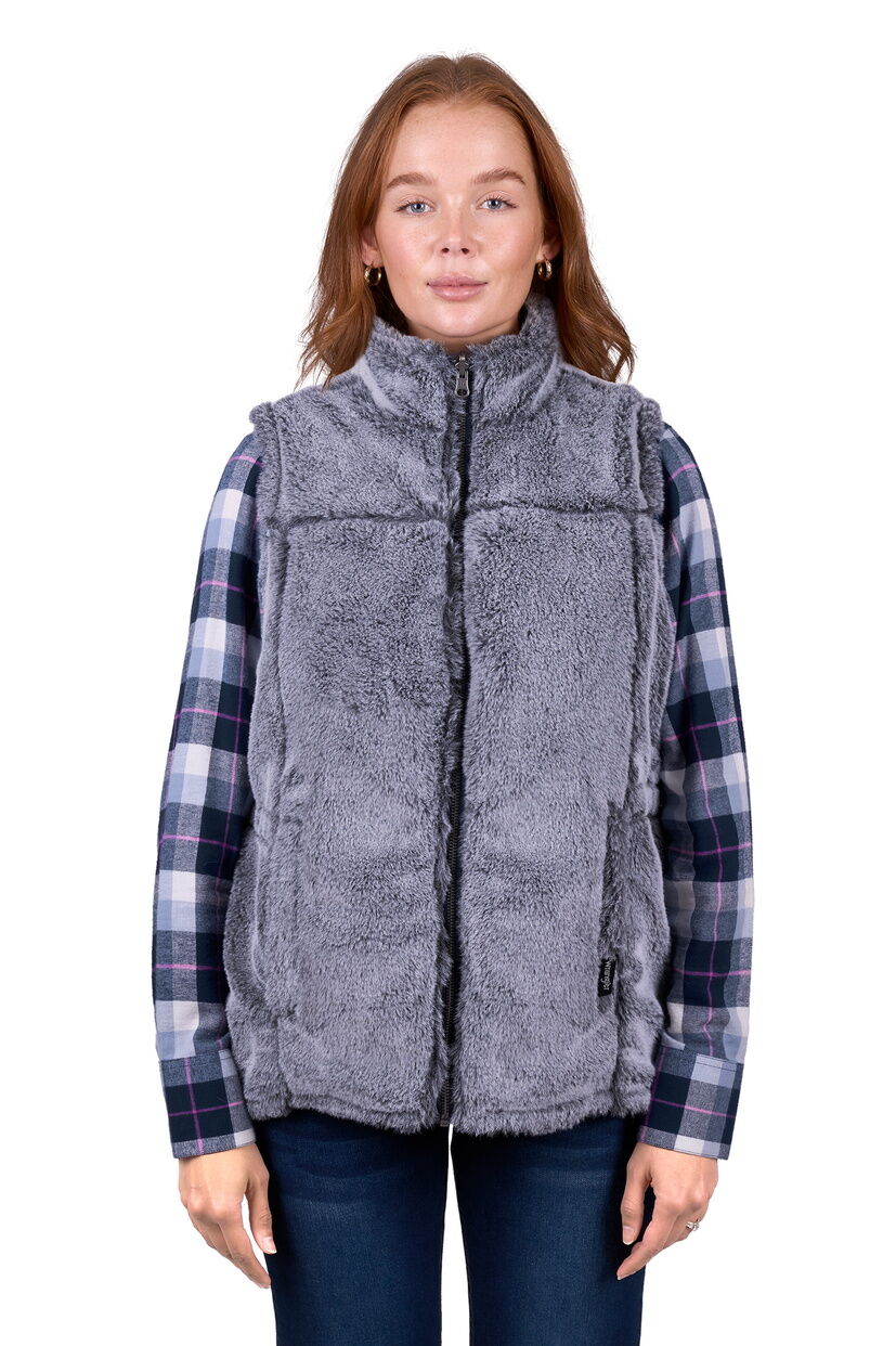 Wrangler Women Denver Reversible Vest (X5W2694314) Navy/Charcoal [SD]